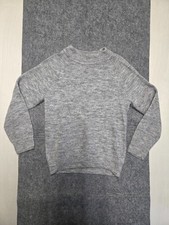 H M Girls Sweater Size 6-8Y Grey Pullover Soft Warm Comfortable Casual Wear