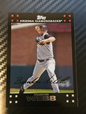 2007 Topps - Brandon Webb #530 Arizona Diamondbacks 