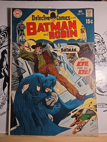 Detective Comics Batman & Robin Vintage Comic Book #394, Combined Shipping