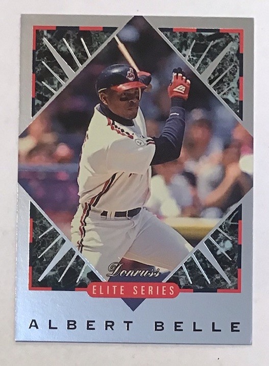 ALBERT BELLE 1994 DONRUSS ELITE SERIES /10,000 CLEVELAND INDIANS