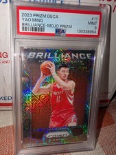 2023-24 Prizm Deca YAO MING Brilliance Mojo /25 Rockets PSA 9