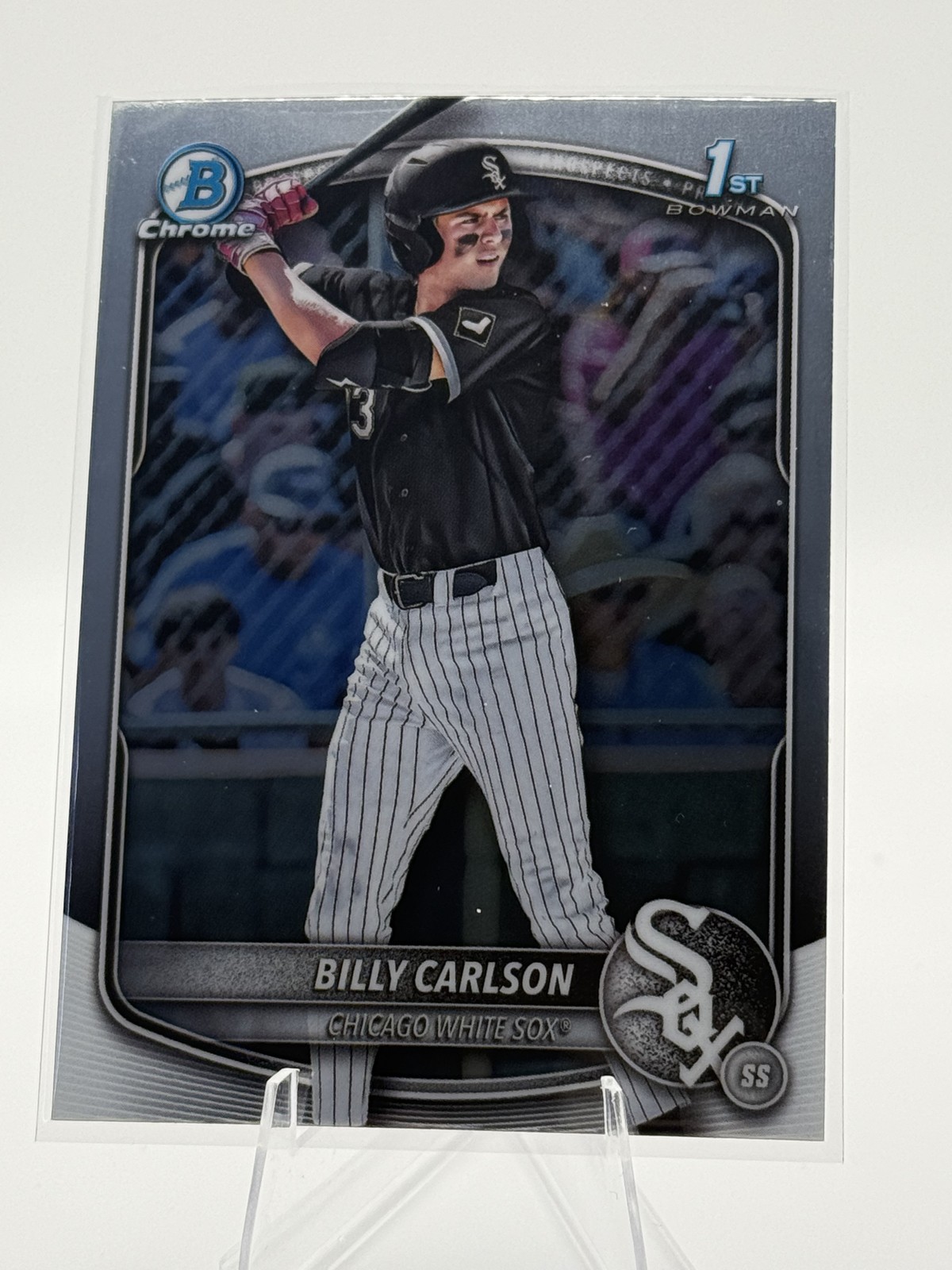 2025 Bowman Draft - Chrome Billy Carlson #BDC-10 (RC) Chicago White Sox