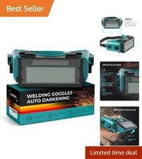 Eco-Friendly Auto Darkening Welding Goggles for Gas, MIG, TIG - Maximize Safety