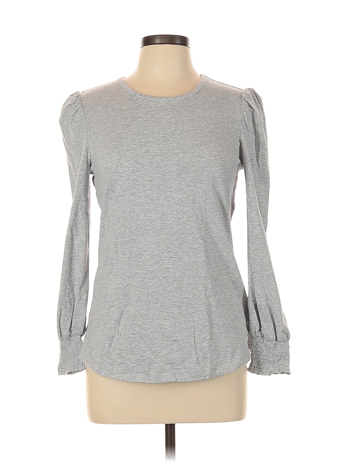 Amazon Essentials Women Gray 3/4 Sleeve T-Shirt M