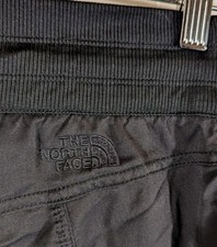 The North Face Aphrodite 2.0 JOGGER Capri PANTS Medium Womens Black Ruched