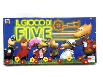 EG Spieleverlag - Das Spiel der Fünf - Kanal 5 FIVE 1984 Neu in Box # IO