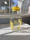 Pyrex USA 2 Qt Lemon Slice Lemonade Juice Pitcher Carafe Jar Lid 7520 Vintage
