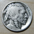 1916-D Buffalo Nickel grades VG Very Good 2 Obverse Scratches