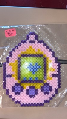 Giga Pet Tamagotchi Perler Bead Wall Decal