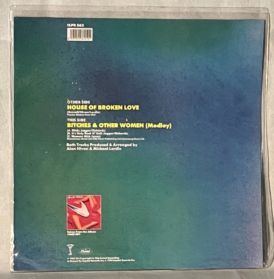 Great White – House of Broken Love – Shaped Picture Disc –7’’ Capitol 1989 SHARK - Photo 4/4