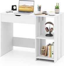 Scrivania per Computer Con Piano Sollevabile, Scrivania PC Moderna Con Scomparto