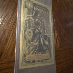 Goldback 2026 Washington D.C. 1 Gold Note 1/1000 oz 0.999 Gold