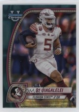 2024 Bowman U Chrome Teal Lava Refractor DJ Uiagalelei #48 1i5t