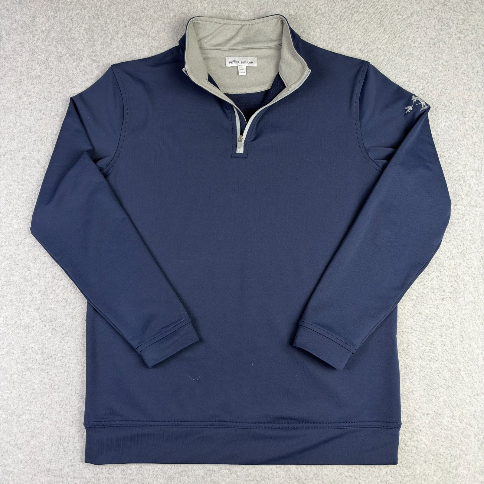 Peter Millar Perth Stretch Quarter Zip Golf Pullover Large 11-12 Kids Boys Youth