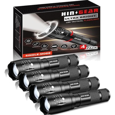 LED Taschenlampe 2000 Lumen  4 Stück, Aluminium, , Outdoor
