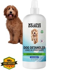 We Love Doodles Dog Detangler Spray Leave-in Conditioner 16oz Ocean Breeze
