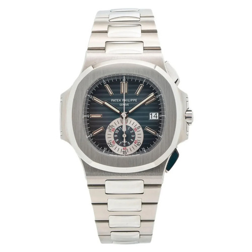 Patek Philippe Nautilus Chronograph Stainless Steel Blue Dial - 5980/1A-001