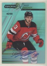 2020-21 Upper Deck Synergy FX Tier 1 Green 40/99 Nico Hischier #FX-34 Auto lc1
