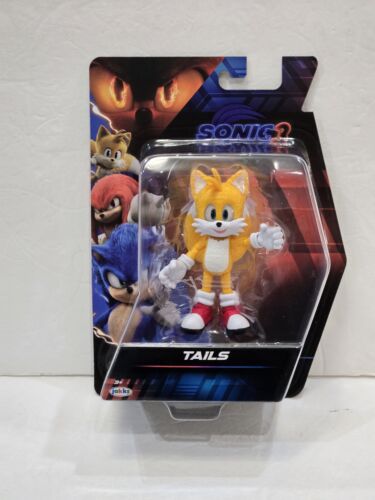 2024 Sonic The Hedgehog 3 Movie TAILS 5” Action Figure Jakks Pacific NEW SEALED! - Picture 2 of 3