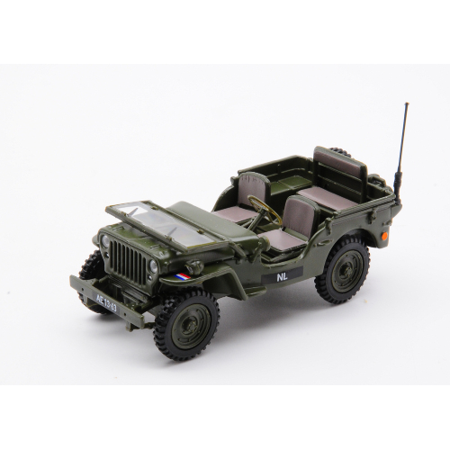 1/4 TON MILITARY VEHICLE NL 1955 OPEN TOP 1:43 Cararama Mezzi Militari - Foto 1 di 2
