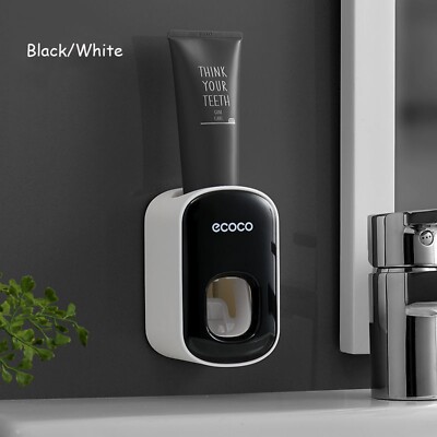 Wall Mount Automatic Toothpaste Dispenser Bathroom Toothpaste Dispenser Holder