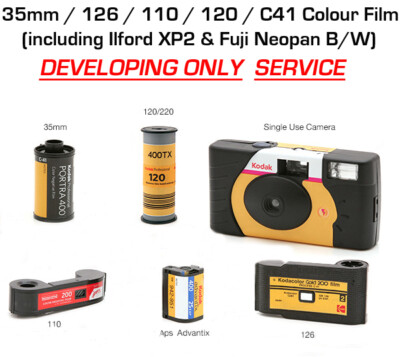 C41 Film 35mm Film Processing Near Me COLOUR FILM C-41 DEVELOP