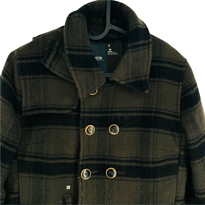『値下げ』G-Star RAW Wool Peacoat G-Star Traction Wool Pea Coat | Dressinn