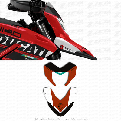 Zeta Graphics Adesivo Kit Becco Ducati Hypermotard 796 1100 Custom