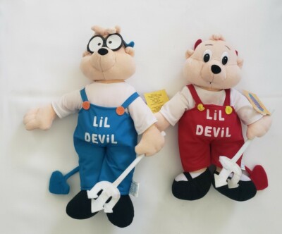 Pair of Toy Network Plush Alvin and the Chipmunks, Simon and Alvin