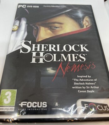 Sherlock Holmes Nemesis PC DVD-ROM Computer Videospiel Neu und versiegelt