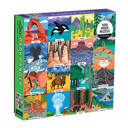 Mudpuppy-Little Park Ranger 500 Piece Family Puzz HBOOK NUOVO