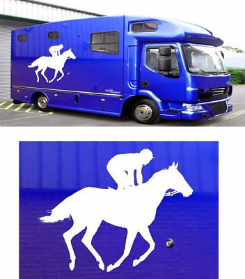 PFERDEBOX GRAFIK B AUFKLEBER DECALS SELBSTKLEBEND VINYL DECALS 100cm breit