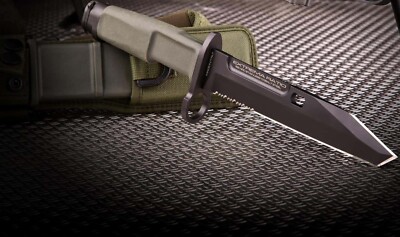 Extrema Ratio Fulcrum Fixed Knife 7.13  Bohler N690 Steel Blade Forprene Handle
