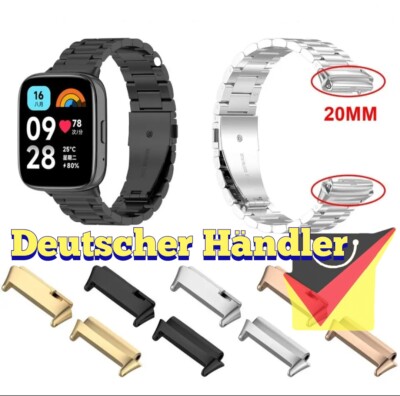 Armband Adapter Für XIAOMI Redmi Watch 3 active Metall Connector Anschluss