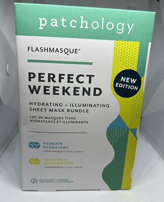 Patchology Perfect Weekend Hydrating+Illuminating Sheet Mask Bundle Sealed