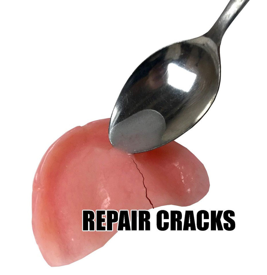 Versatile Tooth Whitener and Denture Repair Kit for Loose or Broken ...
