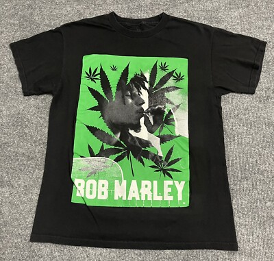 Bob Marley Roots Wear T-Shirt Adult M Print On Front Reggae Music *