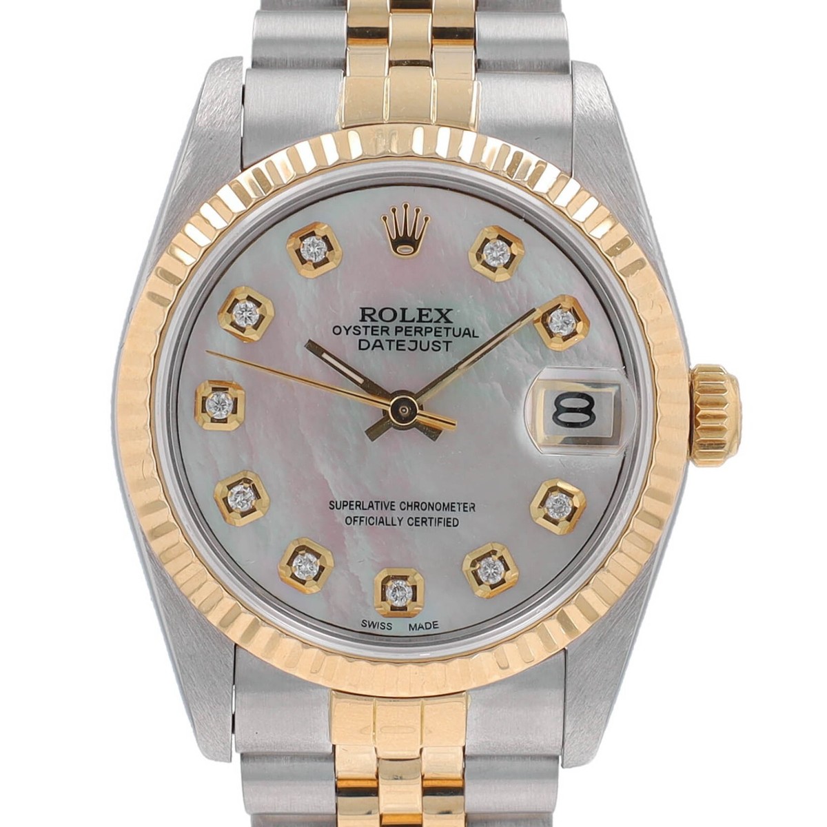 Rolex Ladies Datejust 31mm Mid-Size Watch 18KY Gold & Steel