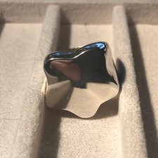 NUEVO Auténtico ANILLO ESTRELLA MONTBLANC PLATA Nº 6