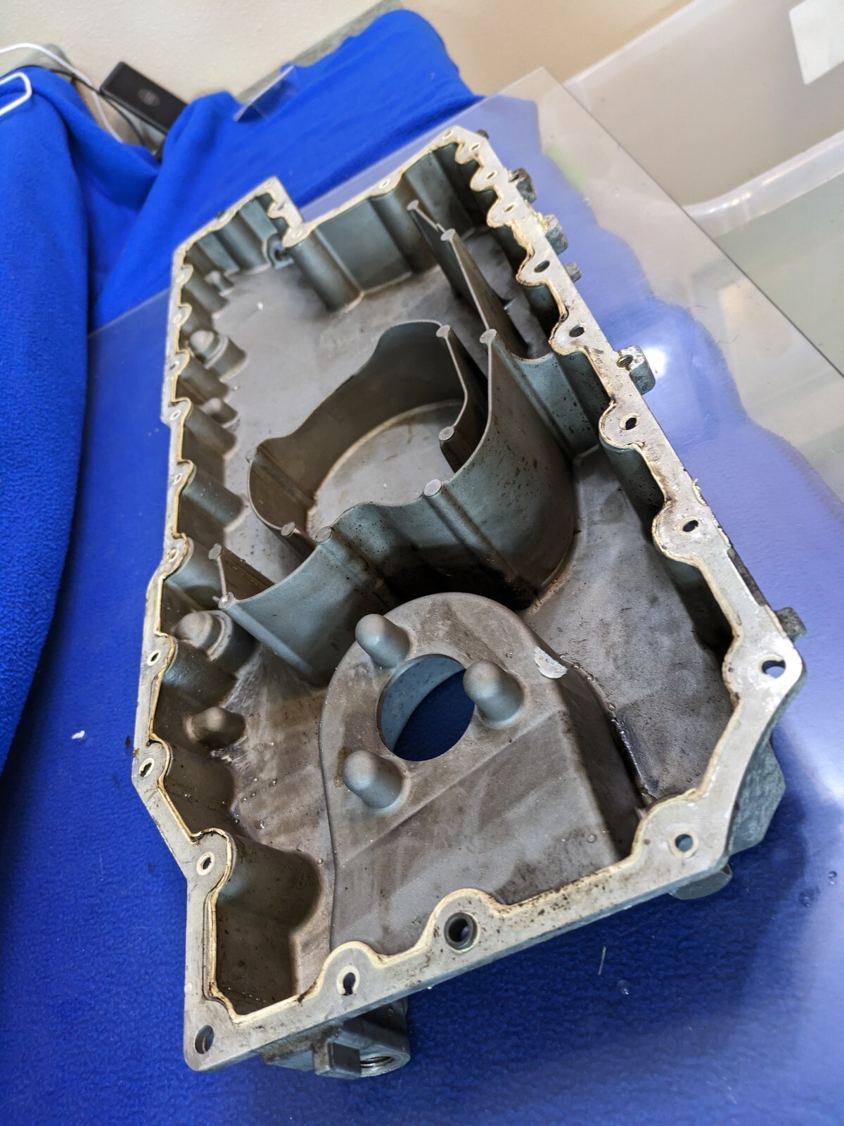 03-18 Bentley Continental Flying Spur GT 6.0L W12 Engine Lower Oil Pan OEM