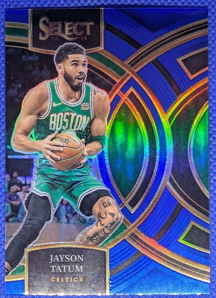 NBAカード Jayson Tatum RC Premier Level 2023-24 Panini Select JAYSON TATUM #156 Premier Level Blue Silver