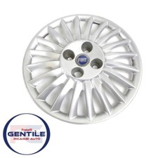 FIAT GRANDE PUNTO 2005   COPRICERCHIO COPPA RUOTA BORCHIA LOGO BLU 15 51733005