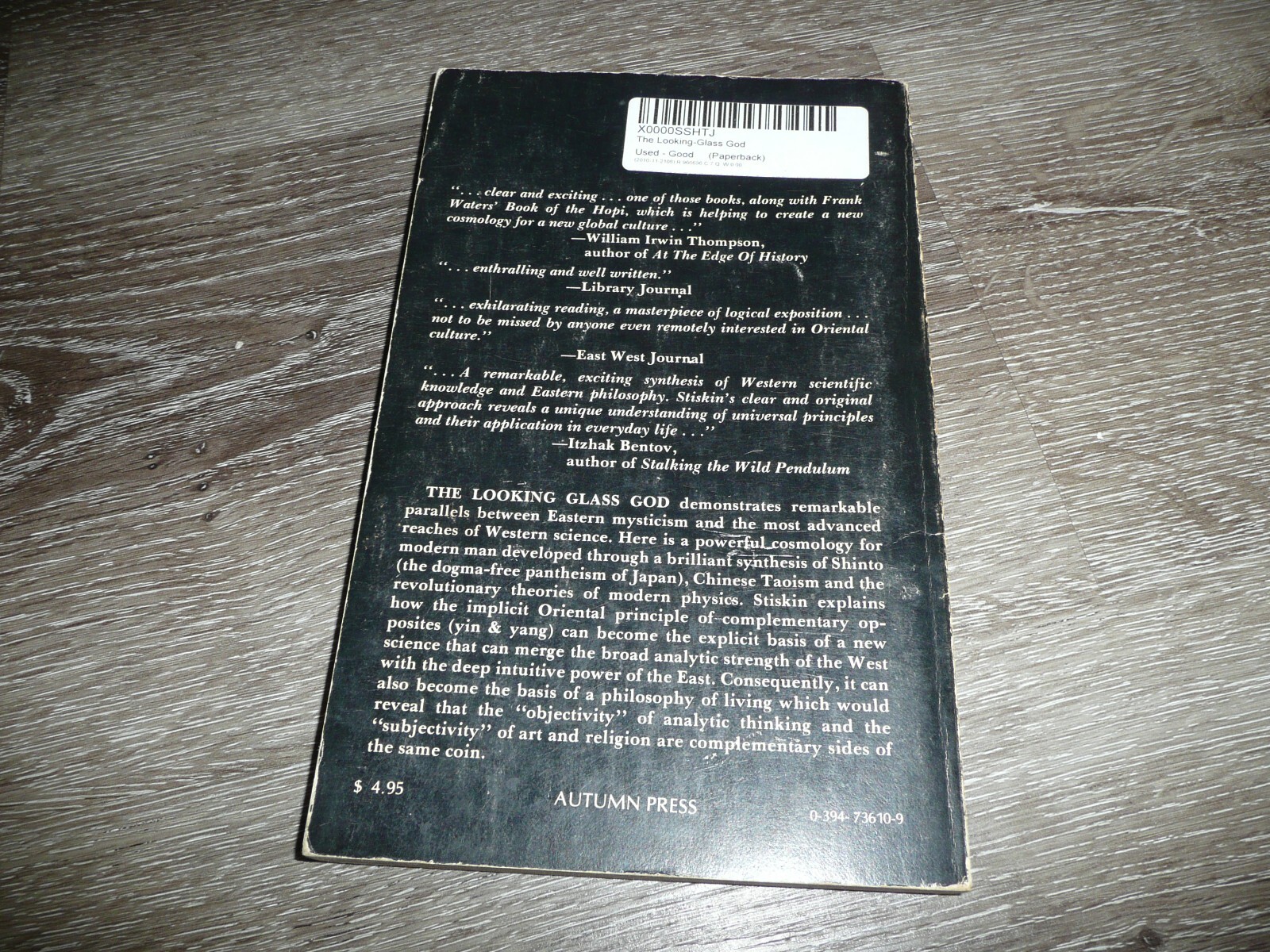 The looking-glass God: Shinto, Yin-yang, and a cosmology for today Vintage 1972