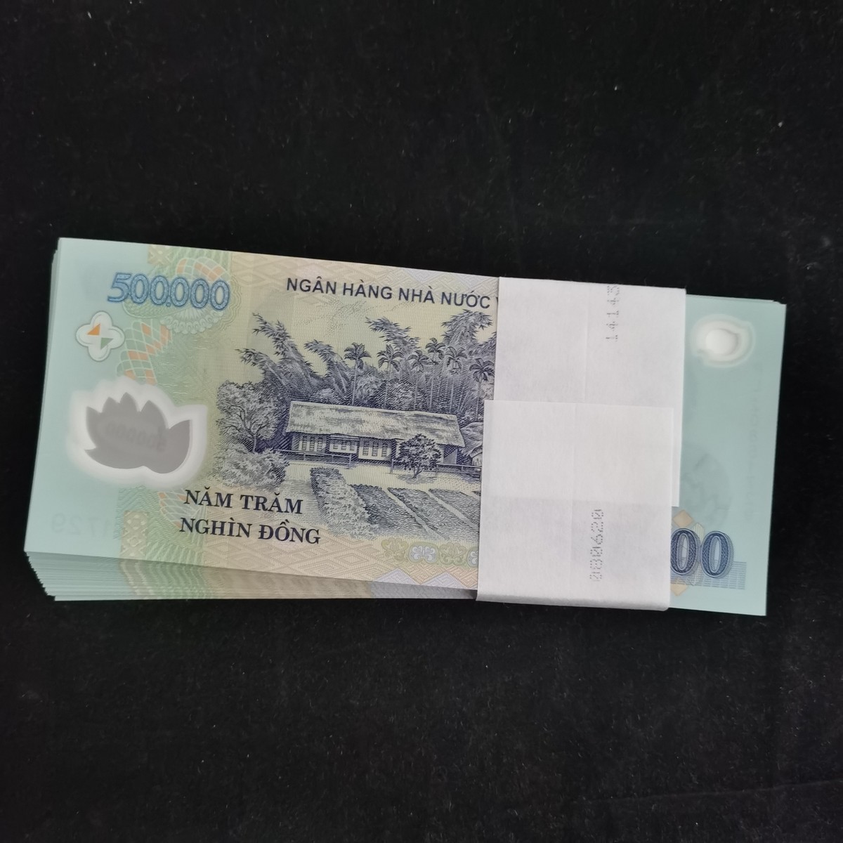 1 Million Vietnamese Dong - 2 X 500,000 VND Polymer Banknotes (UNC) 2 Dollar  Bill Real Currency