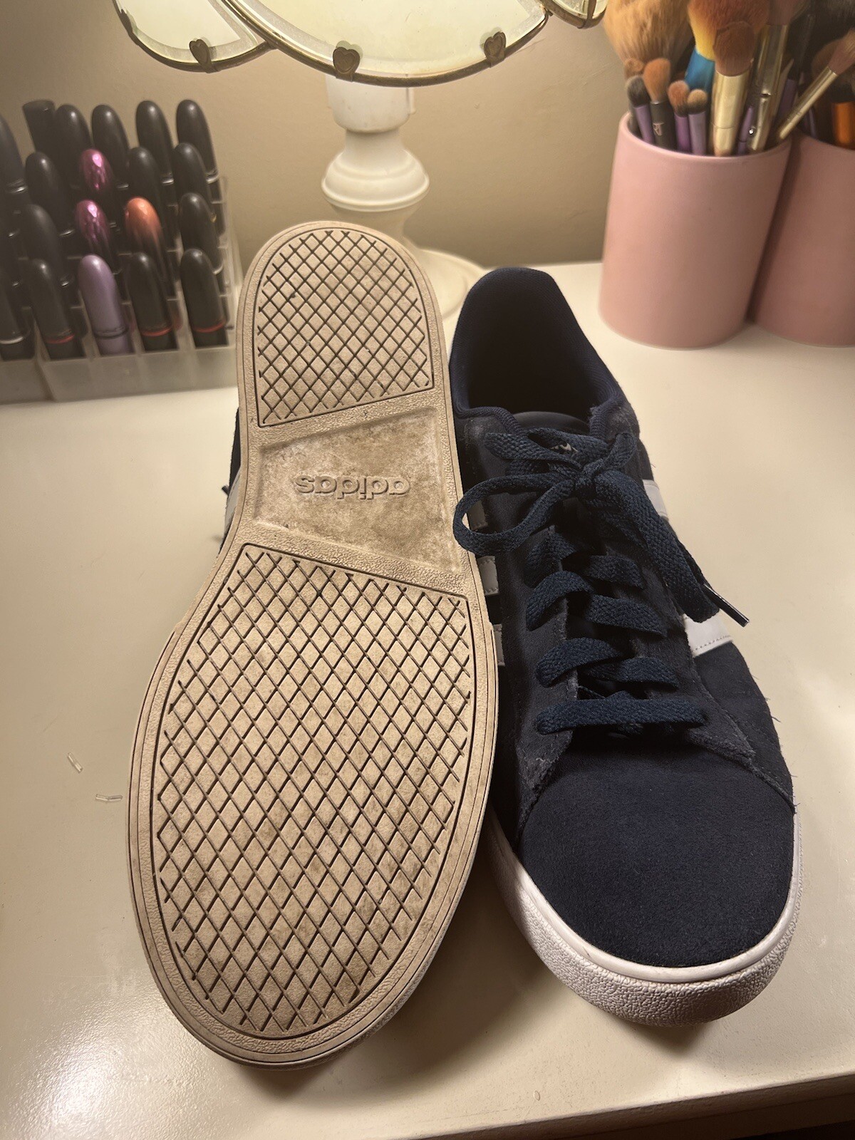 Adidas Daily 2.0 Navy Running Shoes Lace Up Low Top DB0271 Canvas Mens Sz  10.5 | eBay