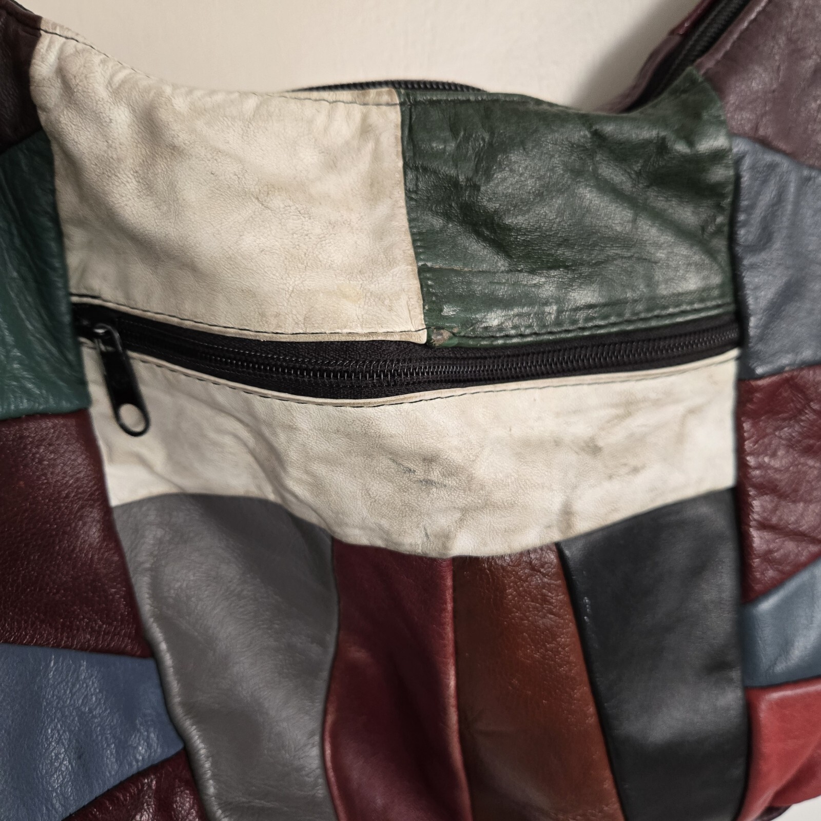 Unbranded Shoulder Bag Multicolor Patchwork Leath… - image 3