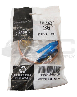 SEALED NEW BASO HUSKY K16BT-36 THERMOCOUPLE 36''