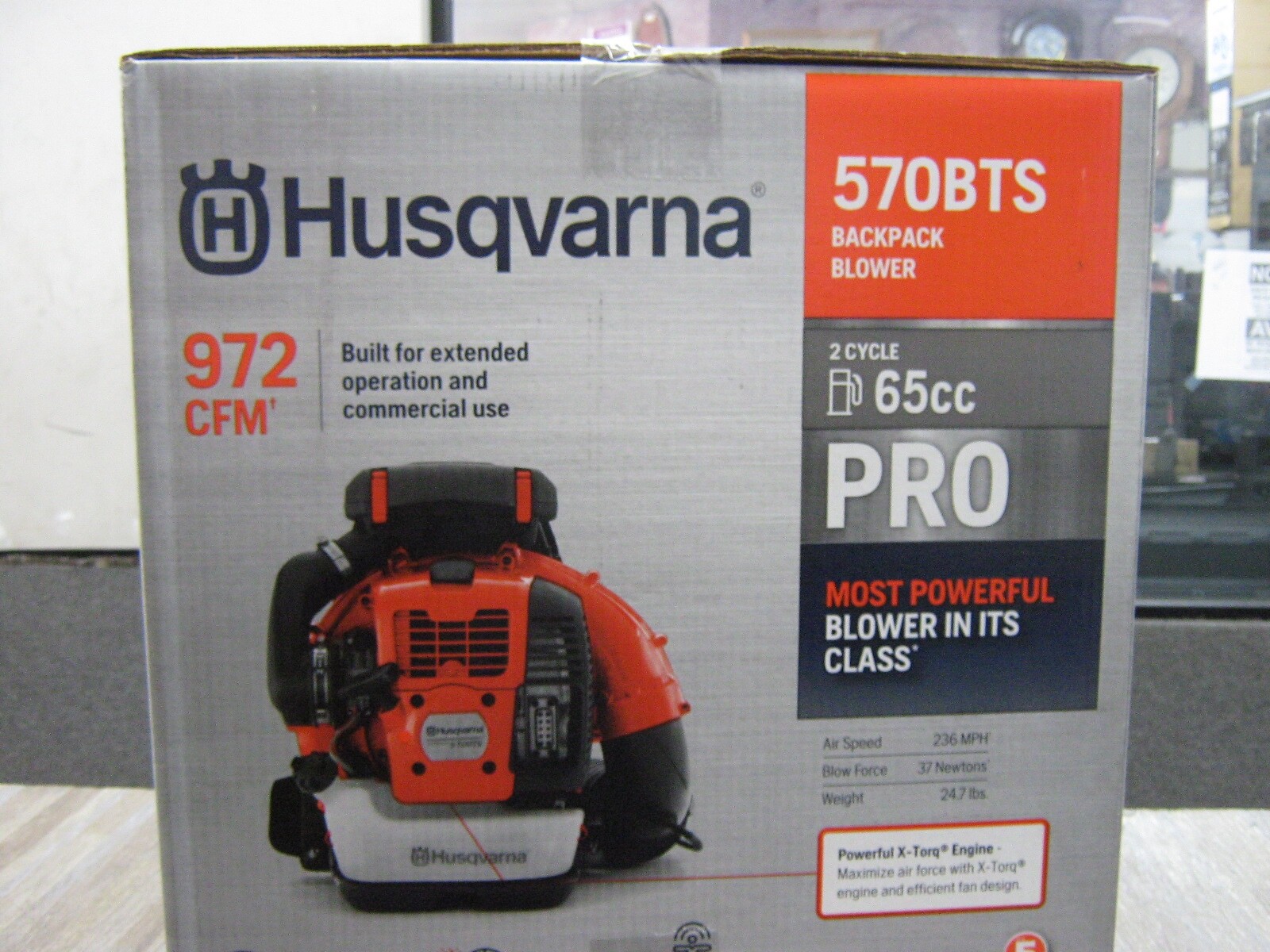 Husqvarna 570BTS Backpack Leaf Blower 9666294‑02 SEALED NEW FREE FAST SHIPPING