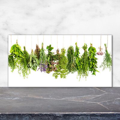 Planche de cuisine rectangulaire en verre, 52x40 cm Pots aux herbes