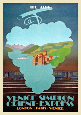 Venice-Simplon Orient Express 06 (A4 - 210 x 297 mm - 8,25 Zoll x 11,75 Zoll).
